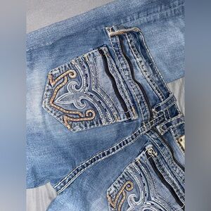 Rock Revival Blue Jeans